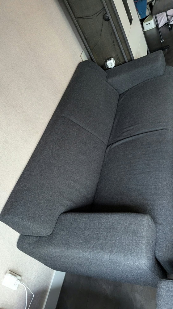 2x Havee Cloak design Sofas 198x90 cm, Textile, Black (photo 7 of 7)