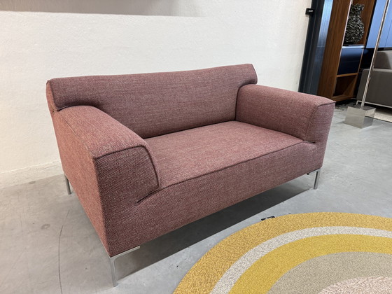 Image 1 of Diseño en Stock Bloq Sofá de dos plazas con tela Mercia