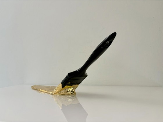 Santicri – Gold Brush – sculptuur 29/100 – Pop Art Style – Santiciri, Decoratieve objecten, Plastic (photo 2 of 23)