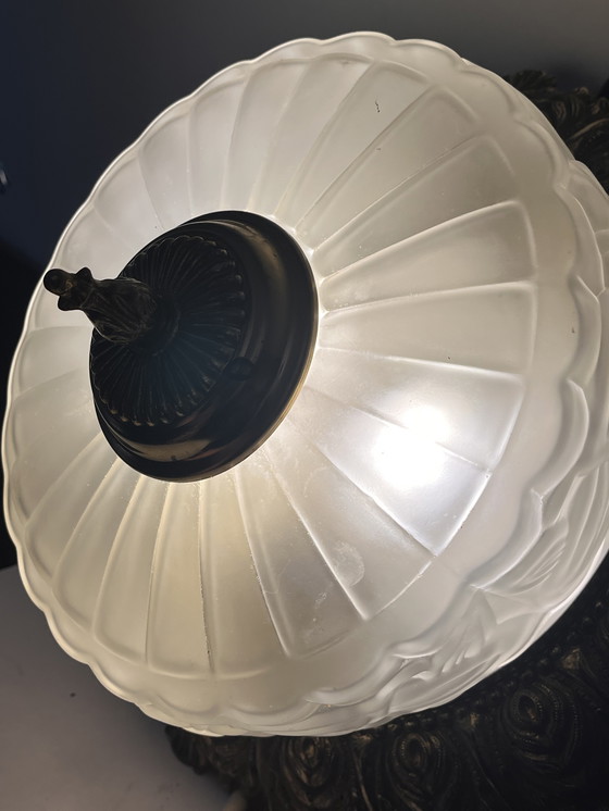 Image 1 of Art-Deco-Deckenlampe Vermutlich 1950er Jahre