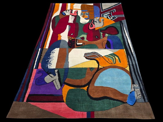 Alfombra de lana y seda anudada a mano "Horror Surgit" de Le Corbusier (300x200cm) – Wool (photo 9 of 9)