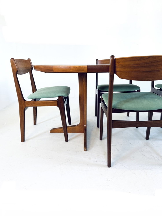 Image 1 of Table à manger danoise extensible Vintage 3x, VV Møbler '60