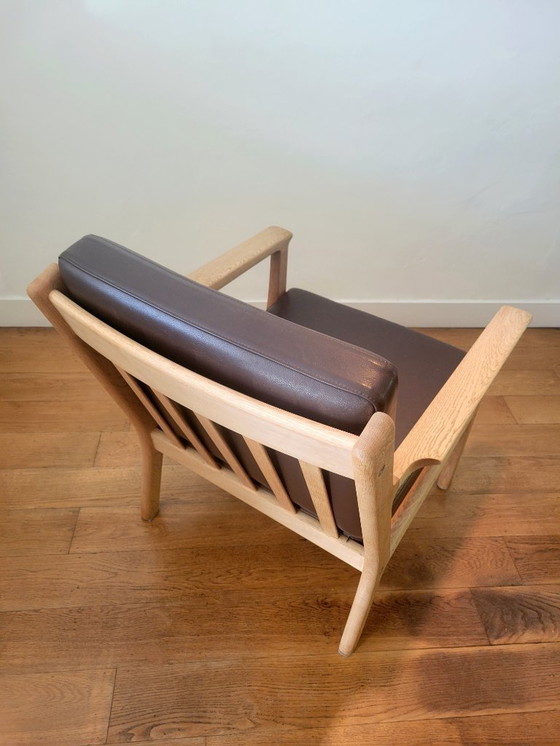 Image 1 of Vintage GE 256 fauteuil van Hans J. Wegner voor Getama