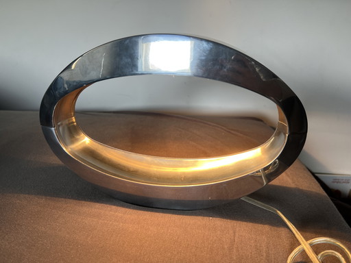 Designer Table Lamp Massive Berio – Chrome – Vintage/Space Age
