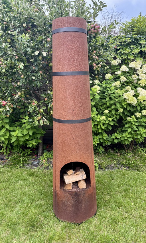 Frederik Roijé - Smokestack - buitenhaard / fireplace
