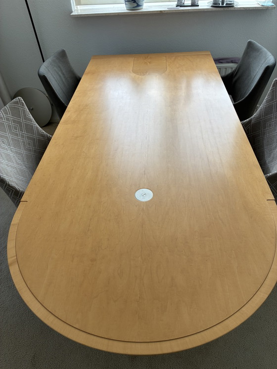 Image 1 of Giorgetti dining table designed by Chi Wing Lo. First owner.