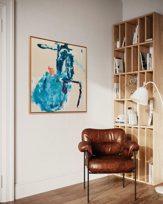 Image 1 of Nadenken... - Origineel hedendaags abstract kunstwerk