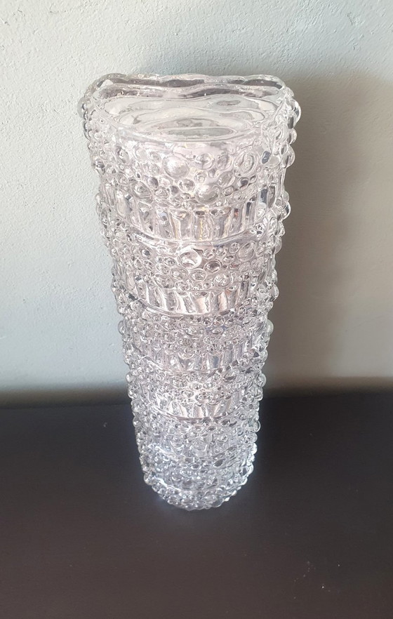 Applique murale vintage en verre bullé - 34 cm - Glashütte Limbourg. – Glashütte Limburg, Appliques murales (photo 9 of 37)