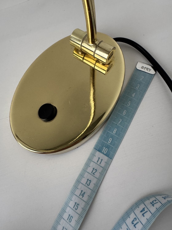 Brass Piano Lamp / Table Lamp / Desk Lamp Color Gold Various Positions. – Metal (photo 11 of 14)