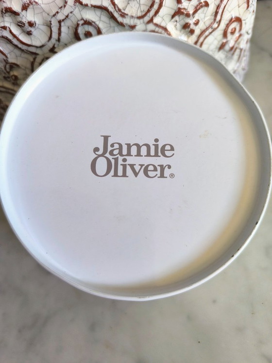 Image 1 of Lata de almacenamiento con 3 moldes para galletas "Jamie Oliver"