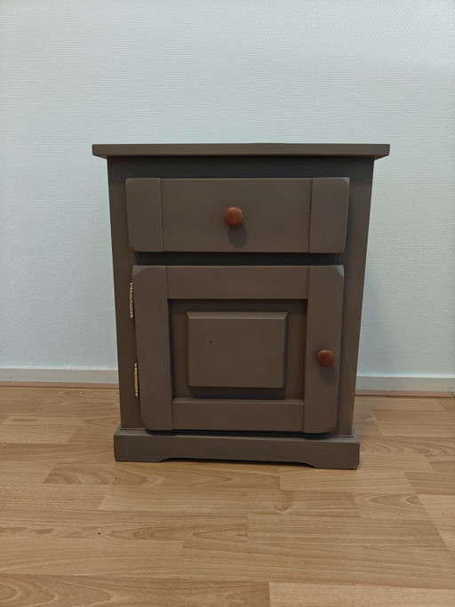 Vintage Nachtkastje / Kastje – Landelijk – Bruin – Wood (photo 2 of 6)