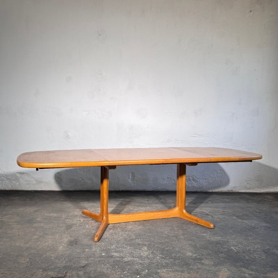Image 1 of Skovby Extendable Oak Dining Table, 1960s