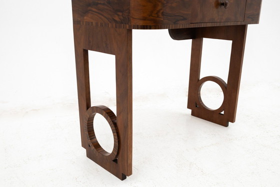 Image 1 of Tocador Art Decó con silla, Polonia, ca. 1930.