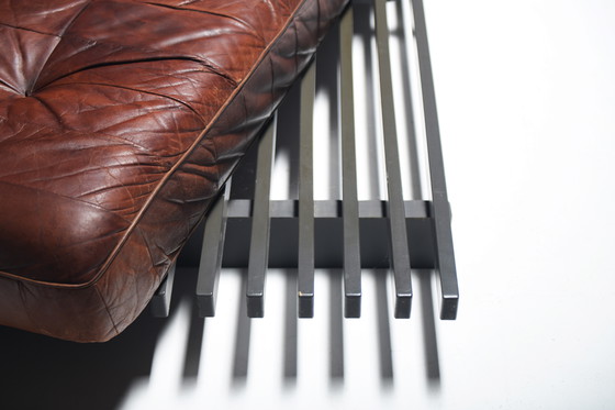 Image 1 of Early Edition Daybed DS-80 with patinated leather by Team De Sede for De Sede Swiss
