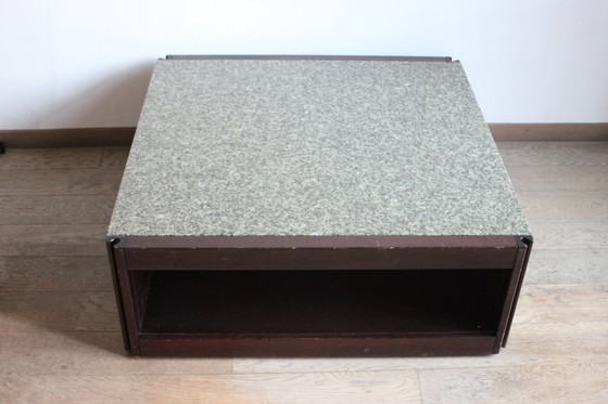 Image 1 of Angelo Mangiarotti 4D Coffee Table for Molteni, Italy 1960s