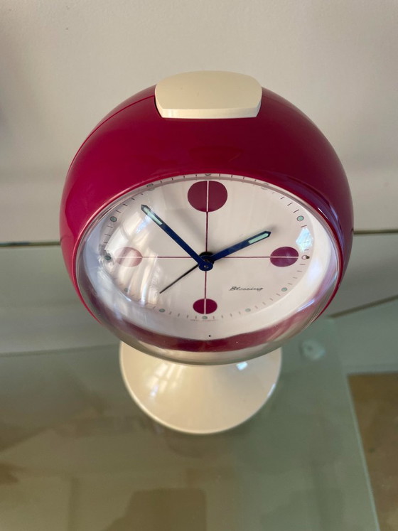 Horloge vintage Space Age avec fonction alarme – Blessing, Pendules, Plastic (photo 11 of 11)