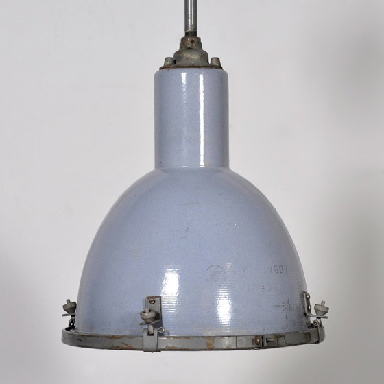 Image 1 of Industrielle Bauhaus-Pendelleuchte, 1950er Jahre