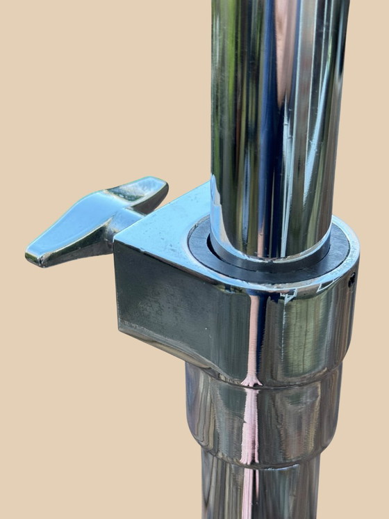 Image 1 of 🥁 Unique design side table | CYMBAL STAND TABLE | 90s