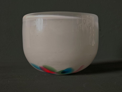 Willem Heesen (1925-2007), vase en verre unica