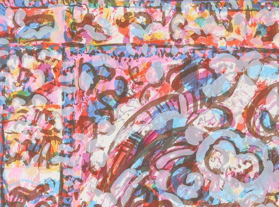 Image 1 of Frans Smeets (1925-2014) - Senza titolo - 1989 - Serigrafia - 49 x 63 cm (74 x 88 cm con cornice)