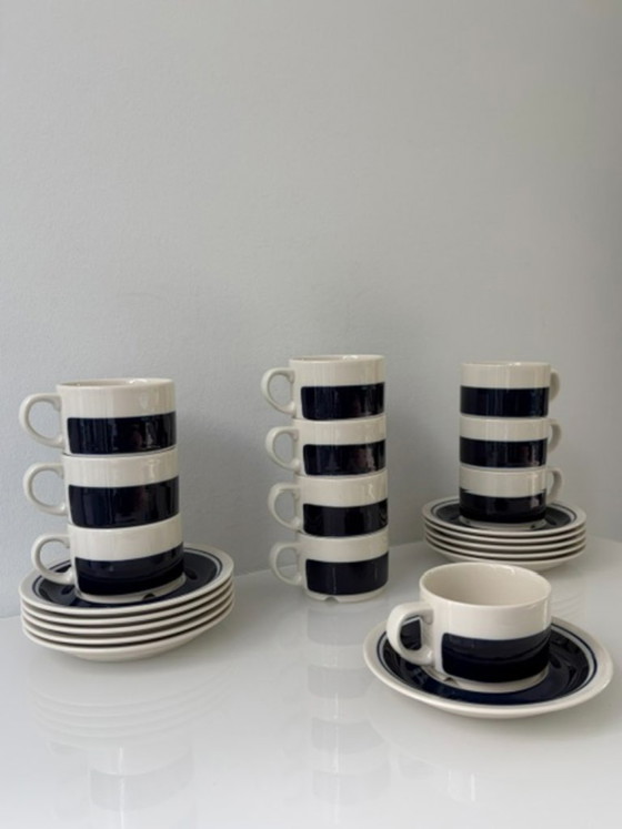 Vintage Arabia Finland Kasino – 11 Tasses Et Soucoupes – Vaisselle, Ceramic (photo 5 of 7)