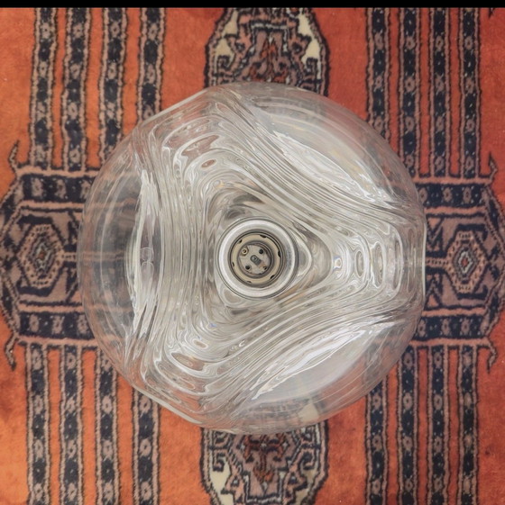 Image 1 of Lampada da soffitto Wave Peill & Putzler anni '70, set da 2 pezzi di metà secolo