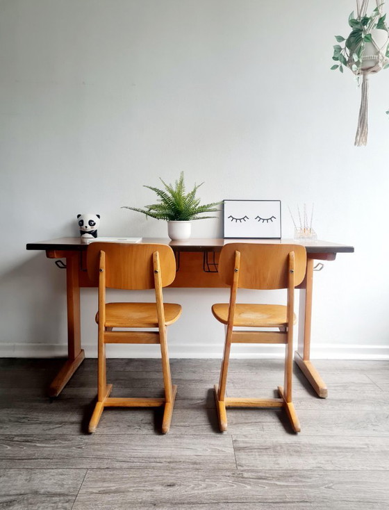 Image 1 of Sedie da scrivania vintage per bambini CASALA, set da 3