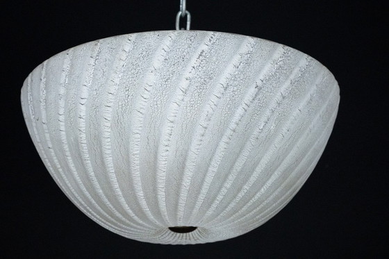 Image 1 of Barbini Murano Glass Ceiling Lamp, Italy 1980s