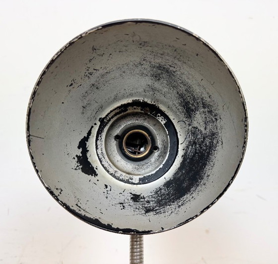 Image 1 of Vintage Brown Bakelite Gooseneck Table Lamp, 1960s