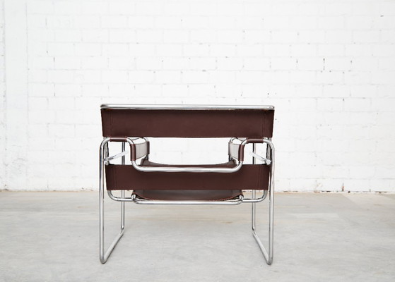 Wassily-Stuhl von Marcel Breuer für Knoll International – Sessel, Leather (photo 5 of 18)