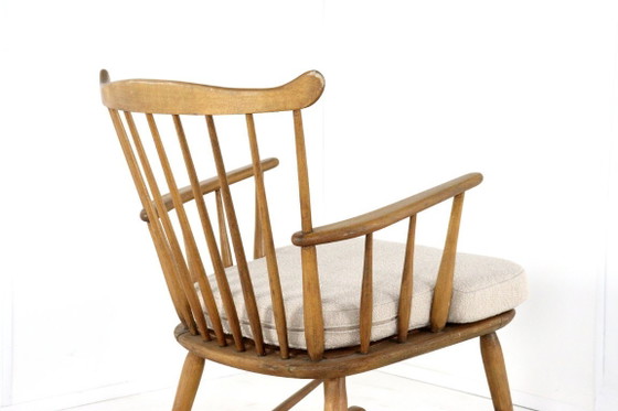 Image 1 of Børge Mogensen for FDB Møbler rocking chair armchair vintage