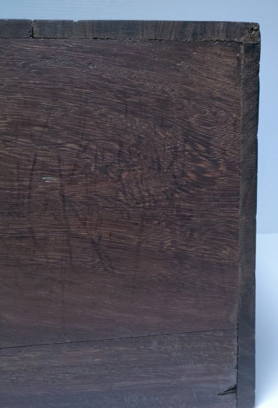 Image 1 of comodino vintage in legno patinato