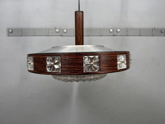 Image 1 of Lámpara colgante OVNI de estilo espacial de mediados de siglo XX (años 60)