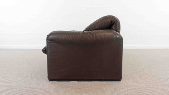 Image 1 of Cassina Maralunga 3-Sitzer-Sofa aus Leder von Vico Magistretti
