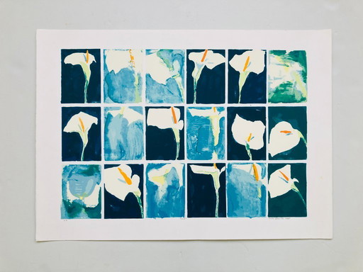 Mary Collins - "Lily" - 1995 - Screen print