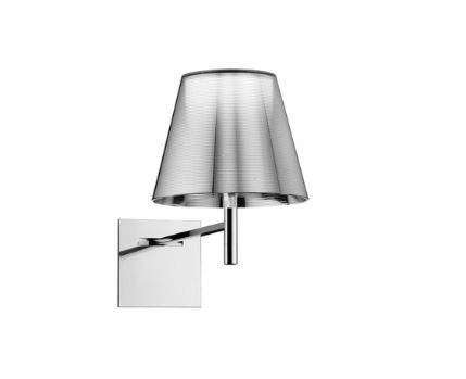 Flos K Tribe W wall lamp silver with diffuser