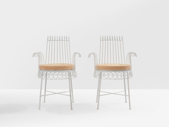 Image 1 of Mathieu Mategot Paar Stühle aus Cap d'Ail 1950er Jahre