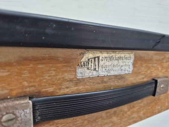 Table d'appoint vintage (table pour projecteur de films Karba) – Porte-plantes, Metal, Wood (photo 9 of 15)