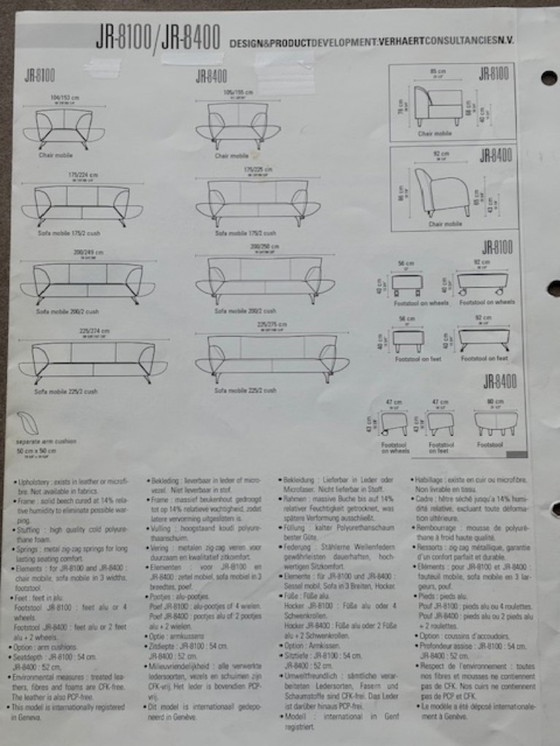 Image 1 of JORI JR8400 Designsofa Pacific Typ Sofa/Sessel mobil
