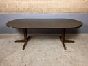 Thonet dining table round oval XL