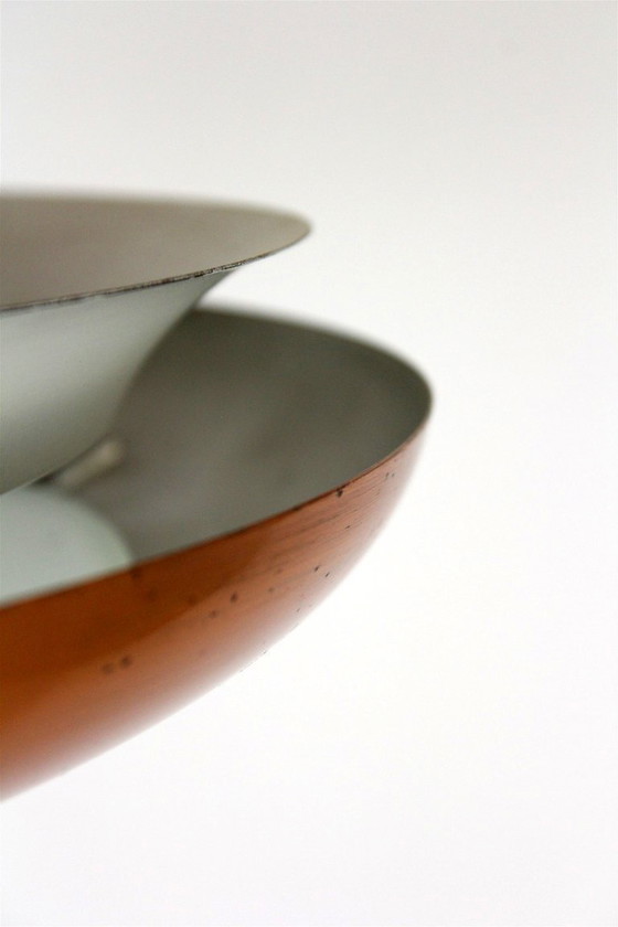 Image 1 of Bauhaus UFO-hanglamp van Josef Hurka voor Napako, jaren 1930.