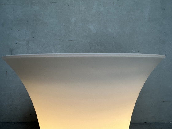 Image 1 of 2x vintage opaline vase lamps