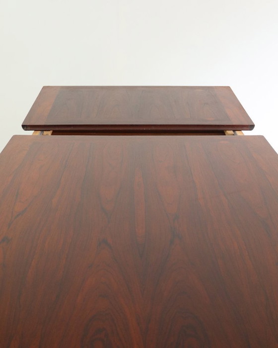 Image 1 of Table de salle à manger extensible Mid Century en bois de rose