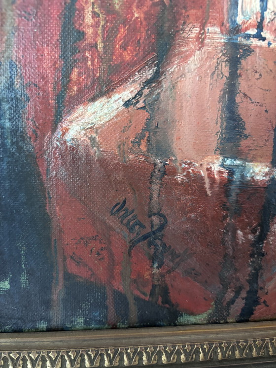 Powerful Expressionist Oil Painting Volker Jenny (Düsseldorf, 1967) 60x80 cm – Paintings & Drawings, Canvas (photo 3 of 14)
