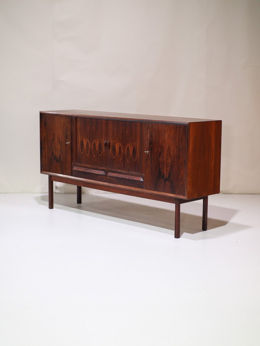 Highboard With Bar Rosewood Danish Sideboard