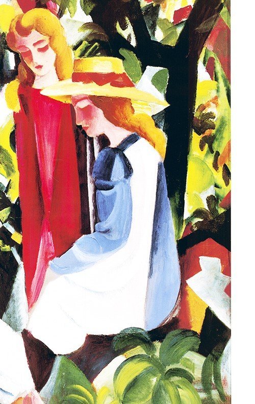 Image 1 of Macke, August - Vier Mädchen - Collection of European Masters