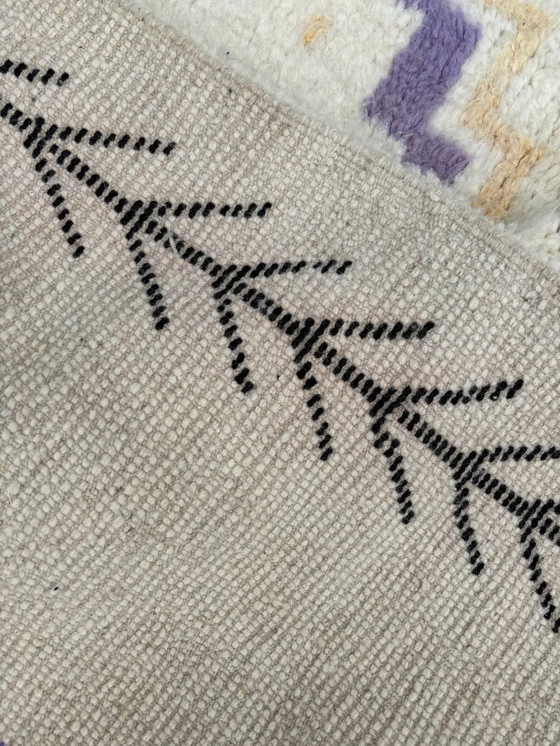 Image 1 of Moroccan Beni Ourain Rug 175x290 cm - Berber Wool Carpet - Moroccan Area Rug - Handmade Rug - Moroccan Carpet - Colorful Morocco