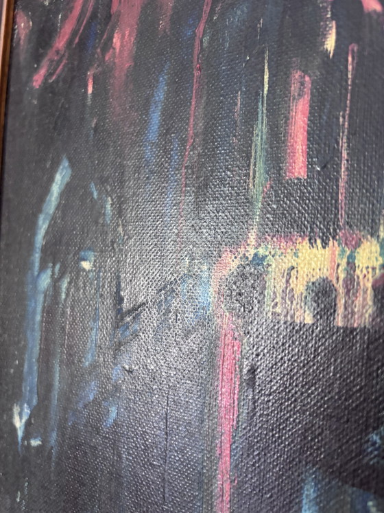 Powerful Expressionist Oil Painting Volker Jenny (Düsseldorf, 1967) 60x80 cm – Paintings & Drawings, Canvas (photo 4 of 14)