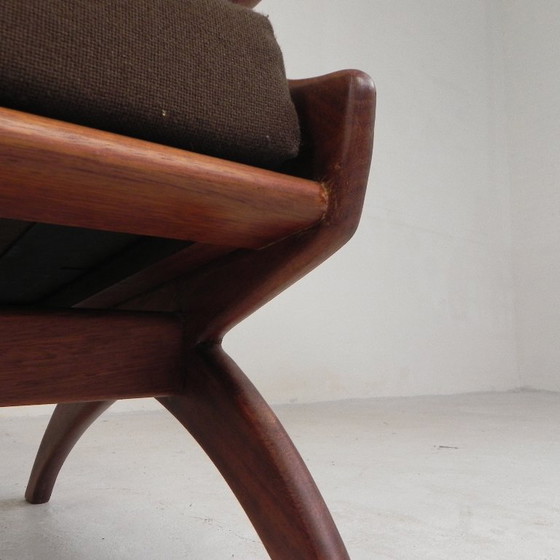 Divano a tre posti in teak De Ster Geldermalsen Gelderland, anni '60 – Divani 3 posti, Wood (photo 28 of 29)