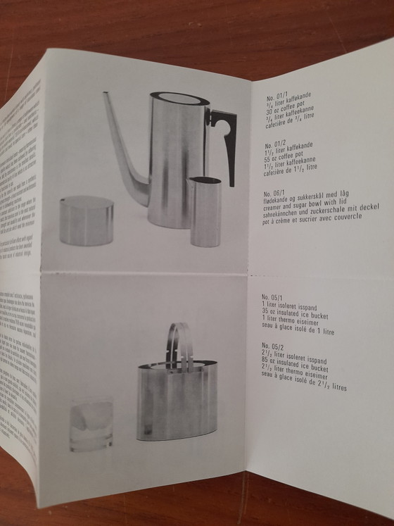 New Cylinda coffee set Arne Jacobsen for Stelton – Table accessories, Metal (photo 8 of 10)